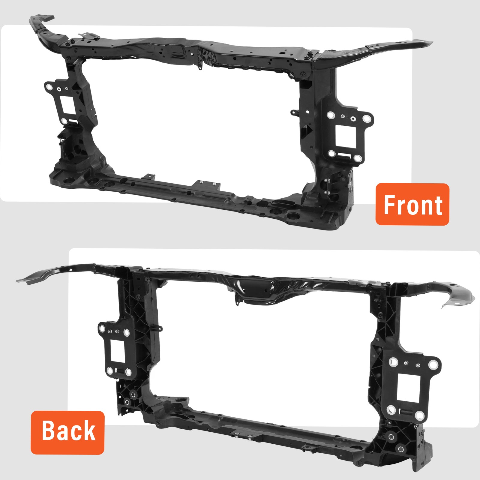 Front Radiator Core Support Assembly For Honda Civic Sedan LX DX EX 2016-2019