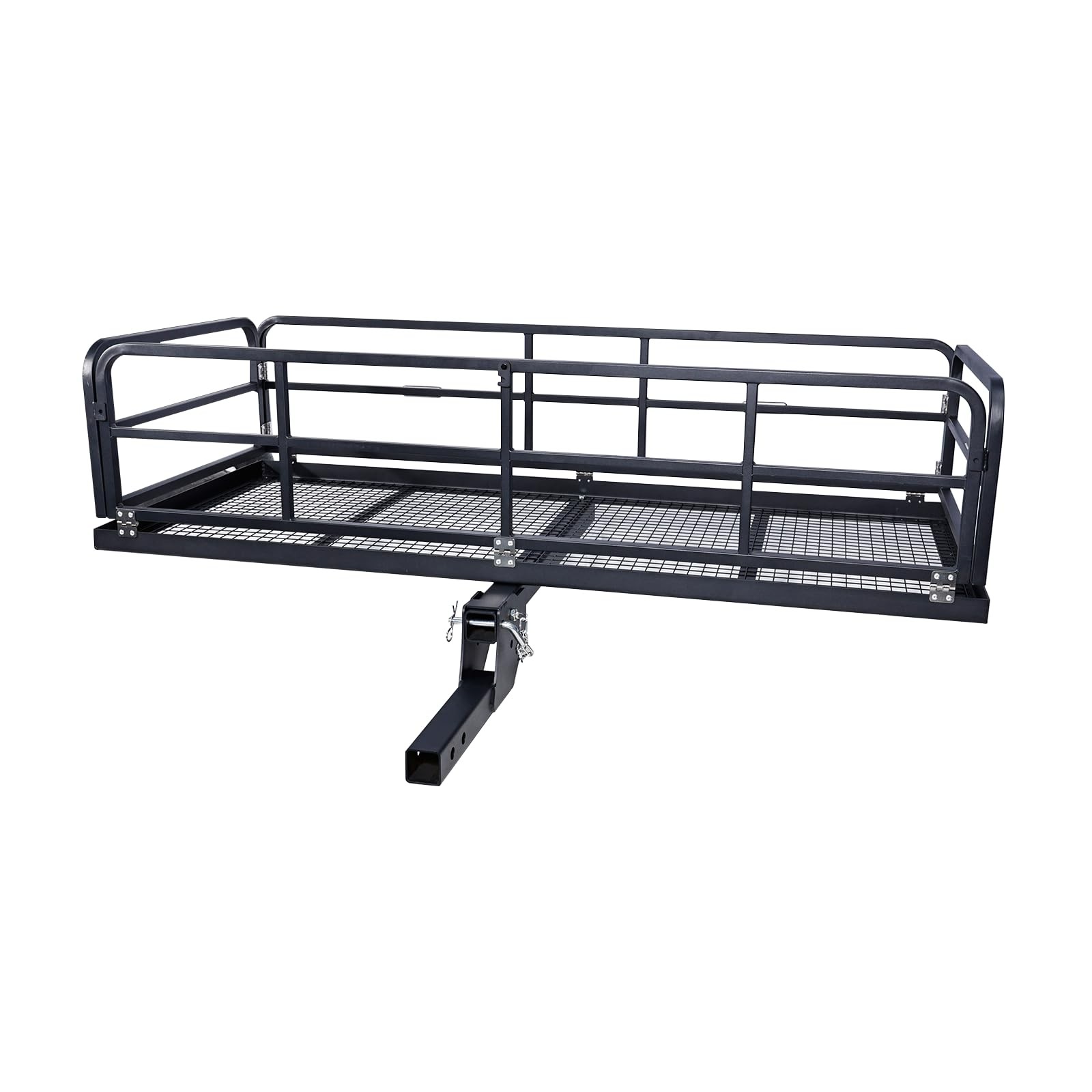 750 lb Cargo Carrier Hitch Mount Cargo Basket Foldable Luggage Rack 2″ Receiver