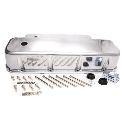 RACING POWER CO-PACKAGED BBC Alum Tall Plain V/C Polished- R6330-2