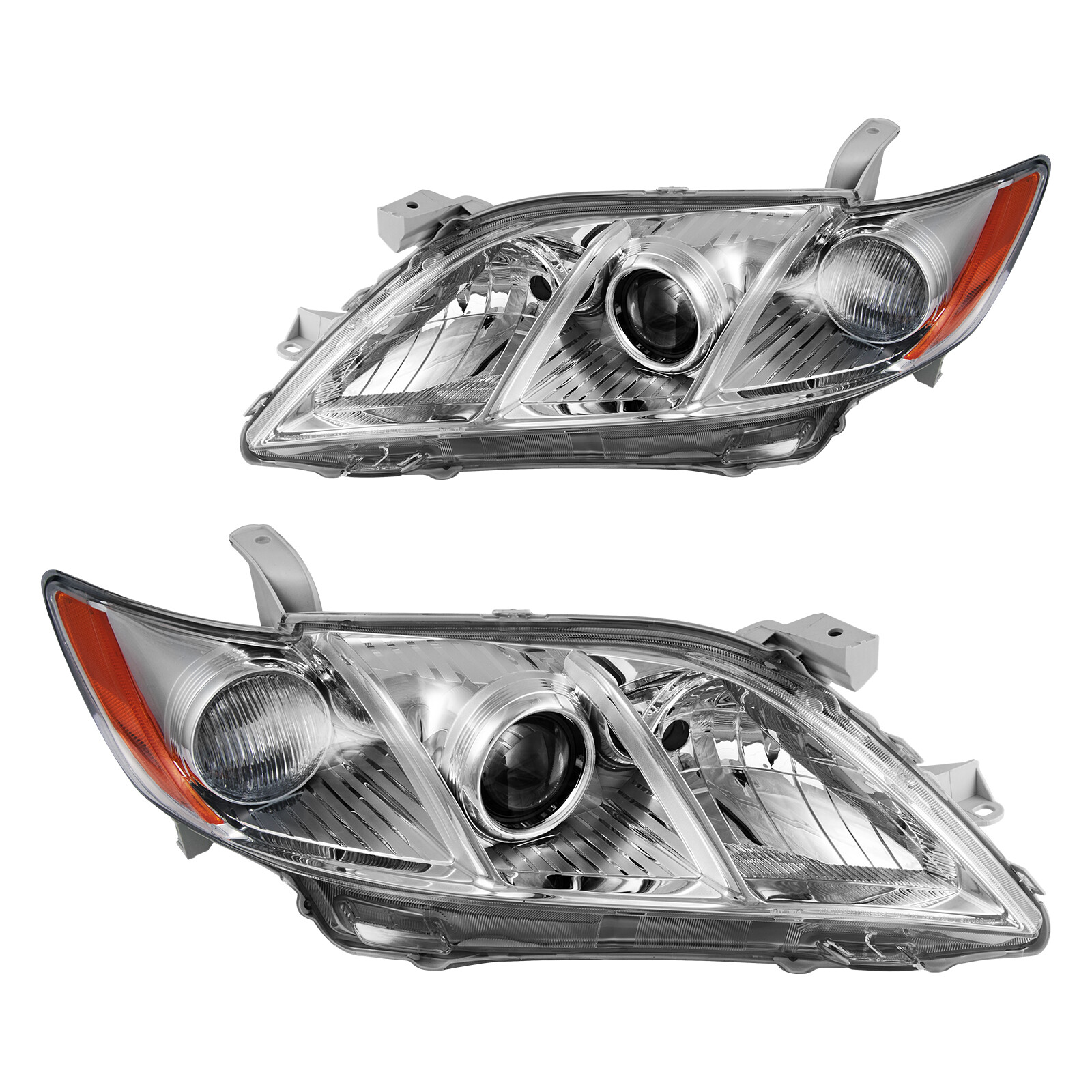 Headlight Headlamp Set For 2007 – 2009 Toyota Camry Left and Right Halogen 2PCS