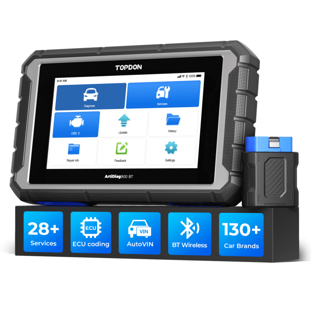 TOPDON AD900BT Vehicle Condition Analyzer All System Bidirectional TPMS SAS IMMO