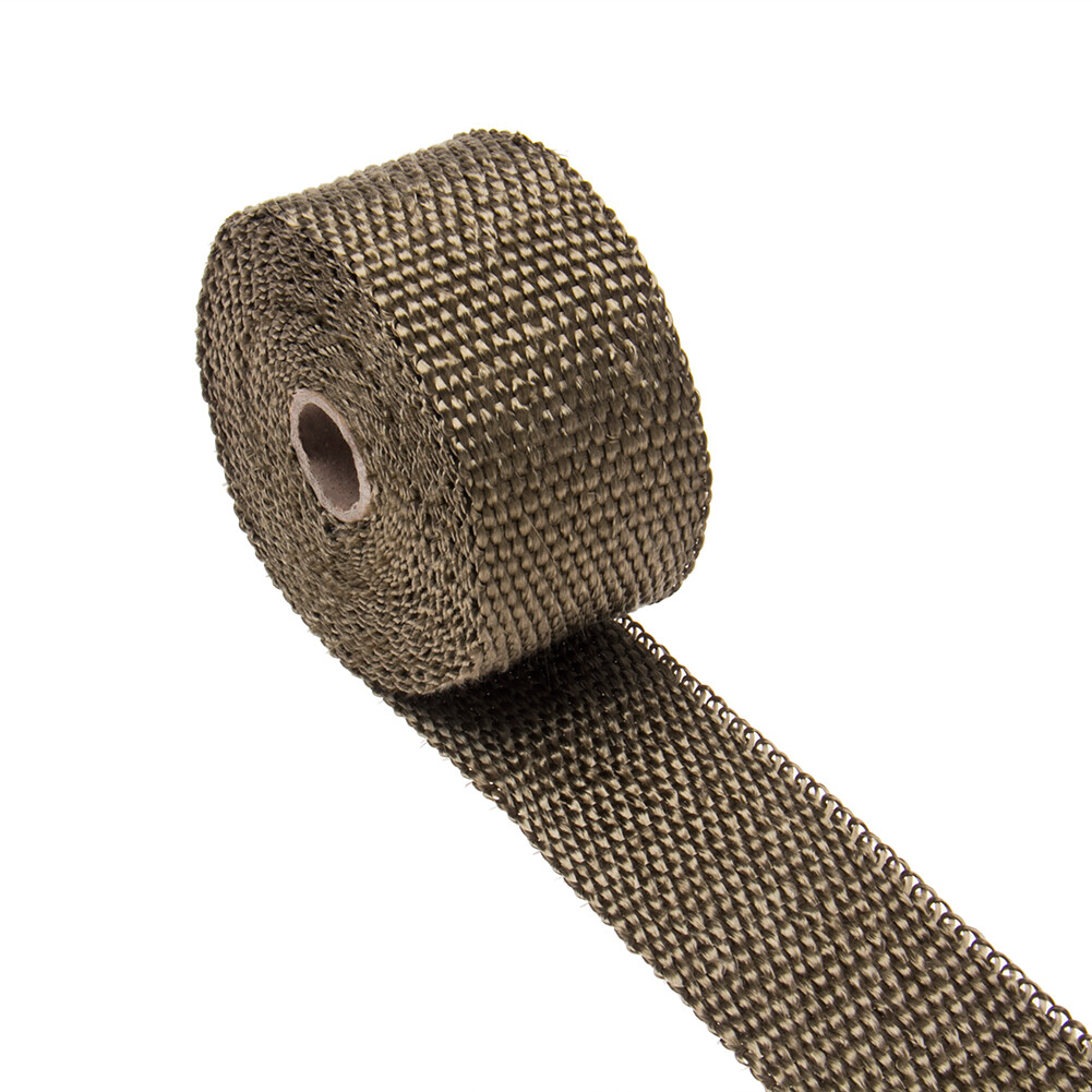 Titanium Muffler Exhaust Pipe Insulation Thermal Heat Wrap Motorcycle Header 5M