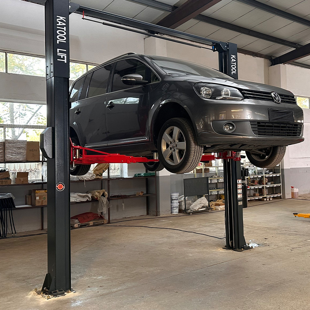 11000lbs Two Post Car Lift Car Elevator Workshop 2 Pole Car Lift Machine Pick Up