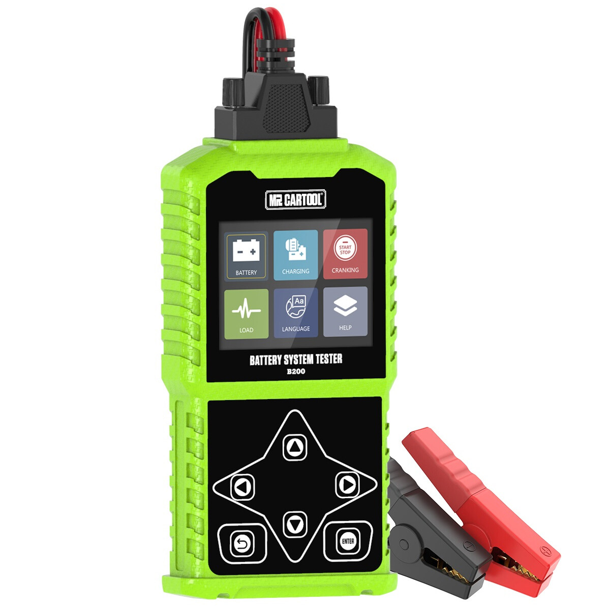 12/24V Car Battery Tester Cranking Charging Test Analyzer Diagnostic EN 300-1700