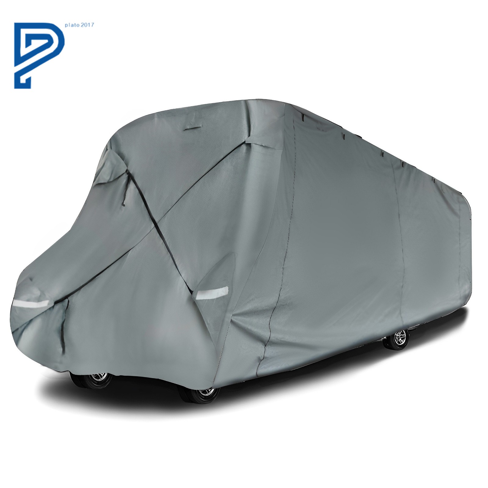 For 26′-29′ Waterproof Class C RV Cover 6-Ply Motorhome Camper Storage GRAY