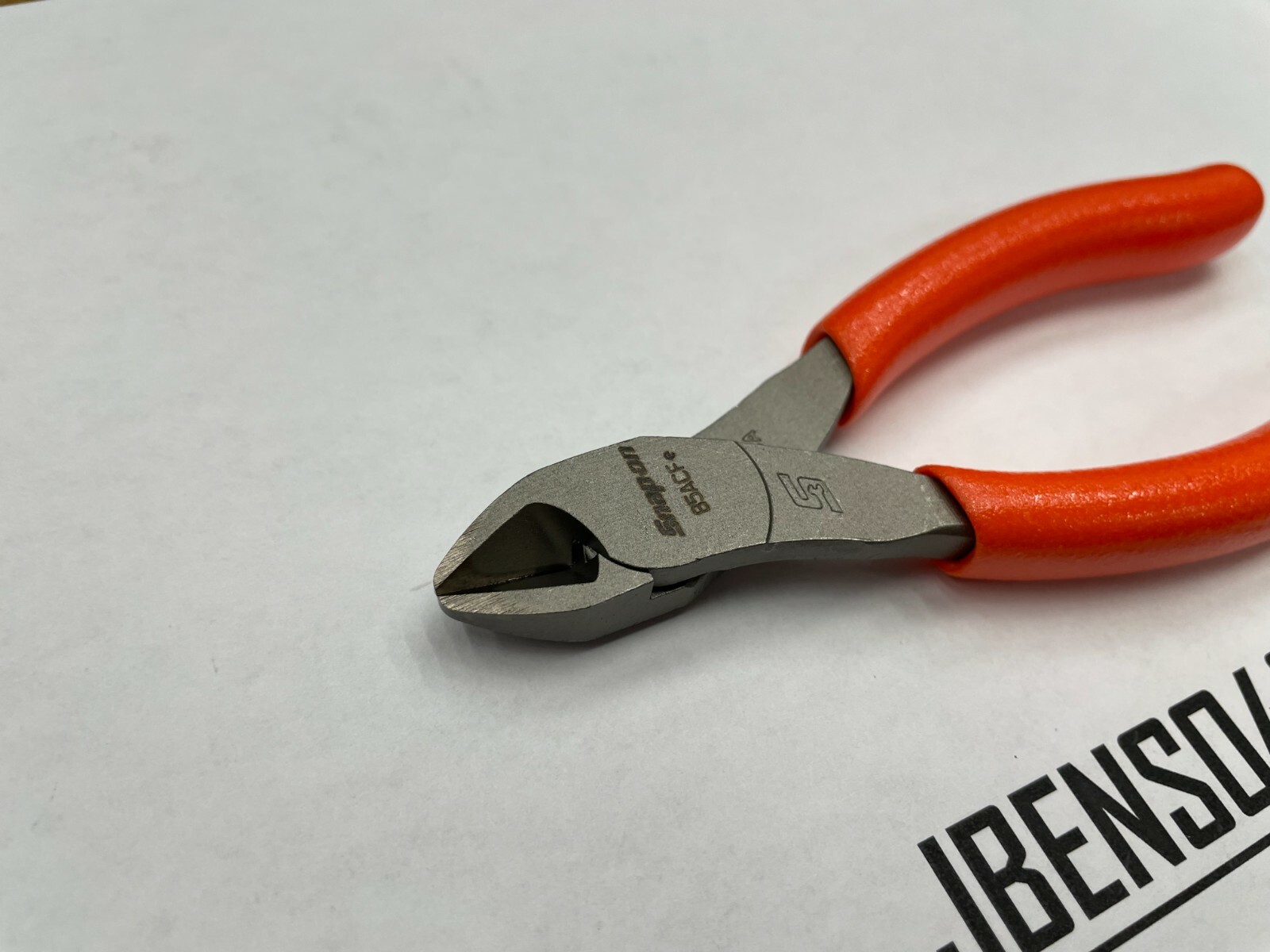 Snap-on Tools USA NEW ORANGE 5″ Talon Soft Grip Diagonal Cutter Pliers 85ACFO