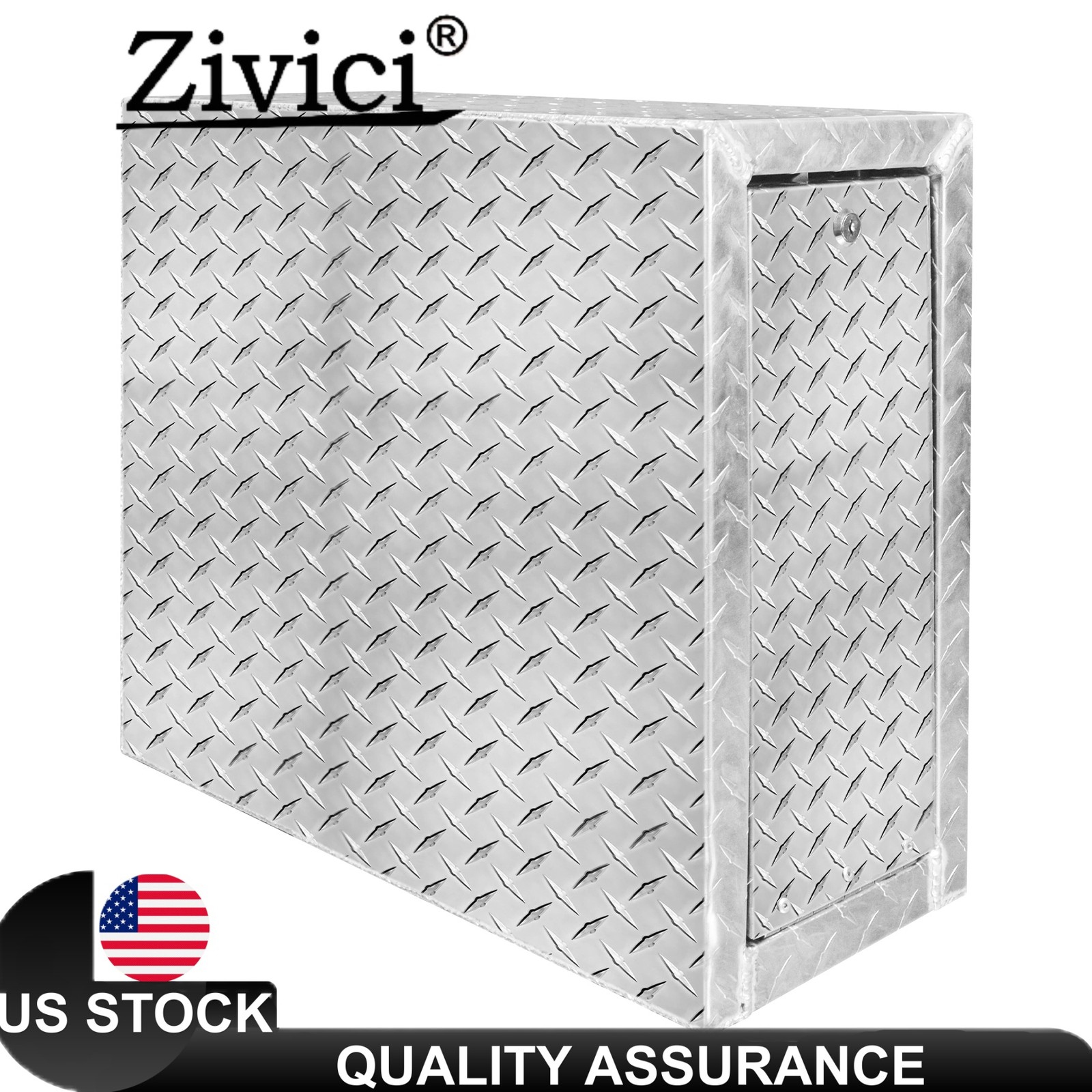 Cabinet with 5 Drawers, 20.47″x8.5″x18.47″ Aluminum Truck Bed Tool Box