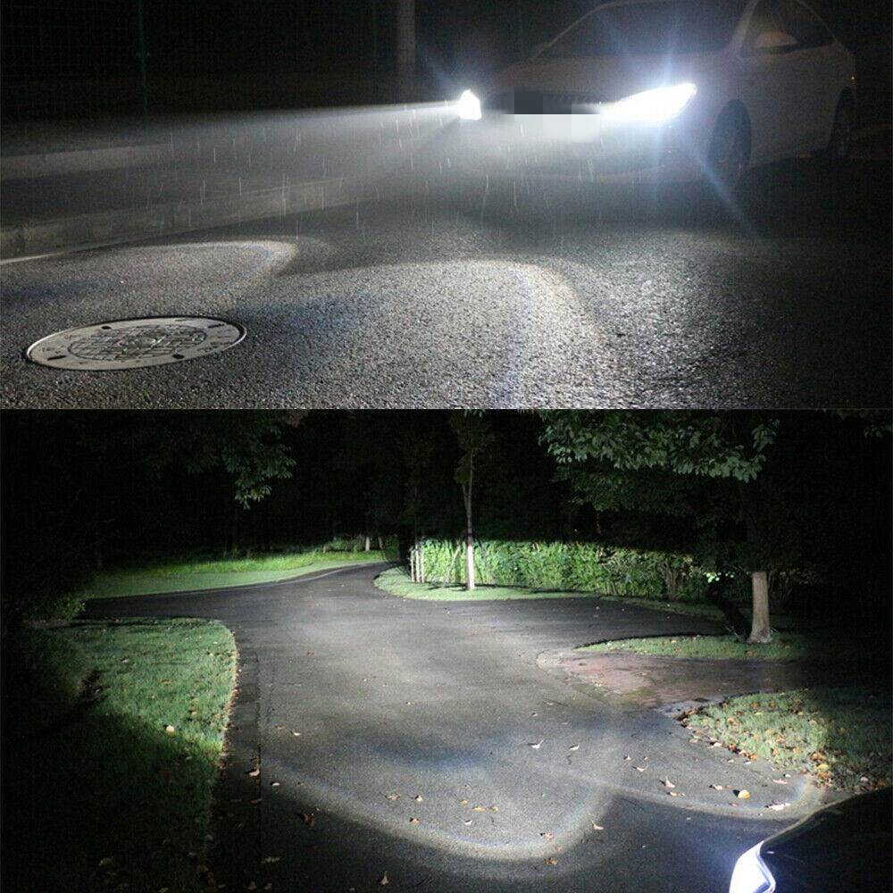 2X H13 9008 Super Bright LED Headlight Bulbs Kit 660000LM 6500K White Hi-Lo Beam