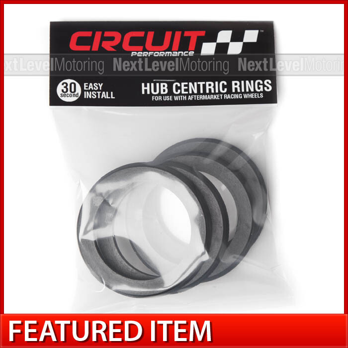 Circuit Performance 72.6 72.56 / 64.1 Hub Centric Rings (Set of 4) Fits Acura