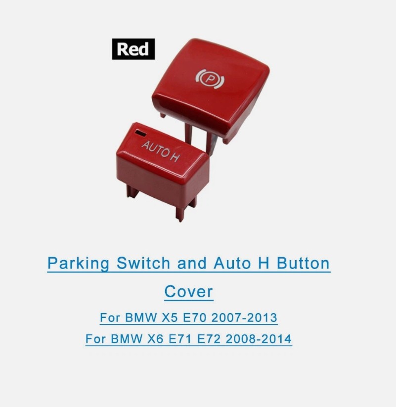 For BMW X5 E70 X6 E71 E72 Parking Brake Switch and Auto H Button Cover
