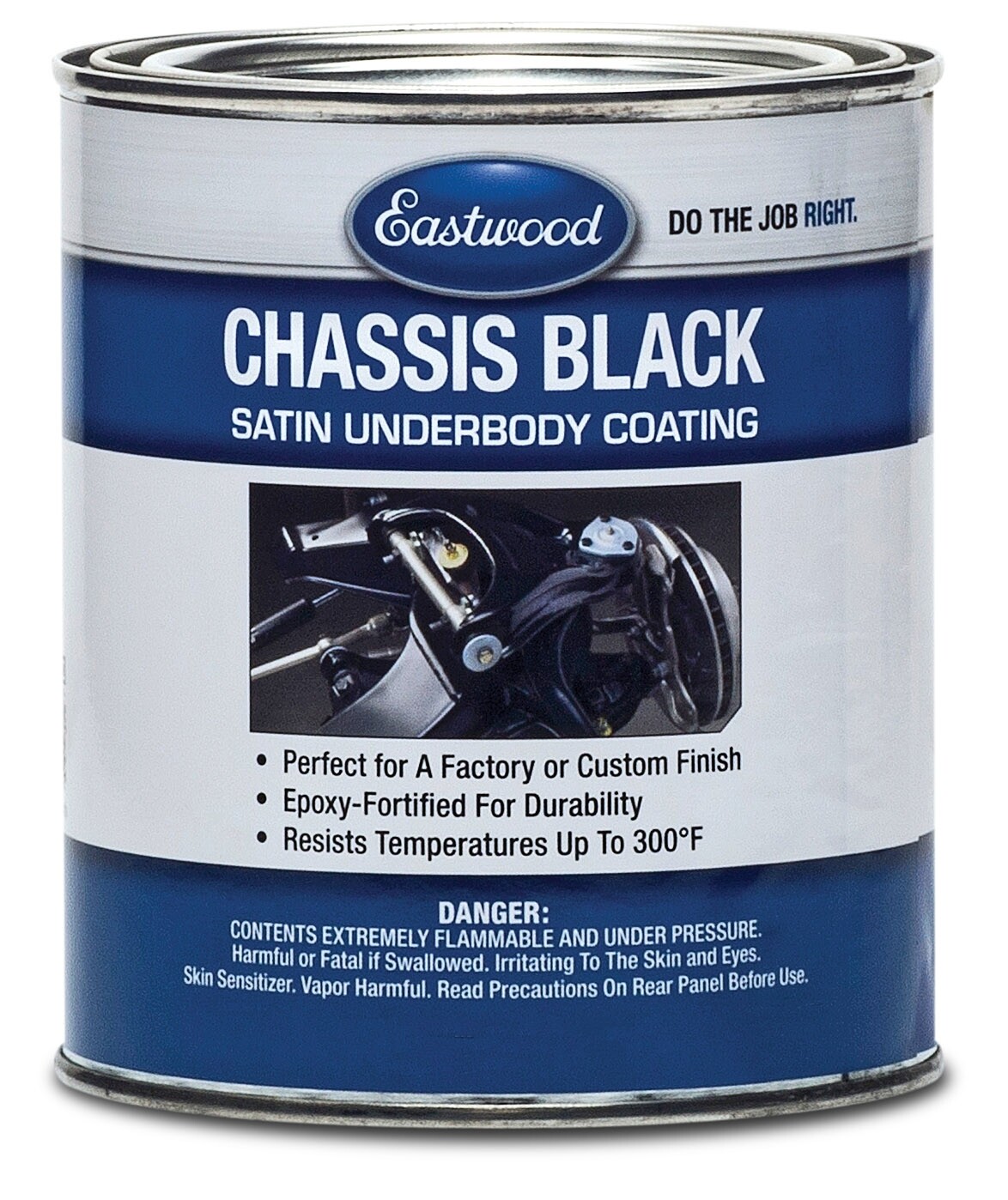 Eastwood Original Chassis Black Paint Gal SATIN UV Corrosion Chips Resistant