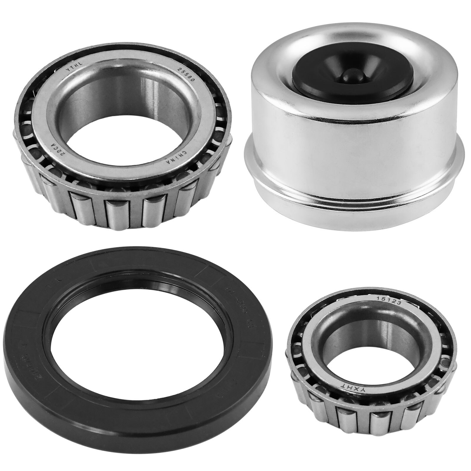 6 Lug Trailer Idler Hub 6 on 5.5 with Round Spindle #42 For 5200 6000 lbs axle