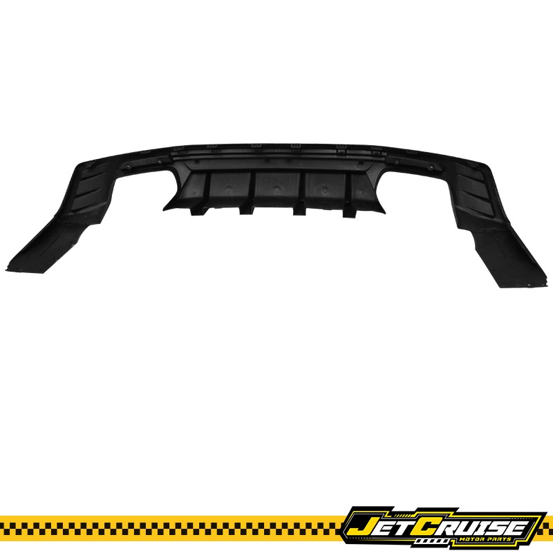 Fits 16-23 Chevy Camaro Rear Bumper Lip Diffuser Matte Black 3pcs PP