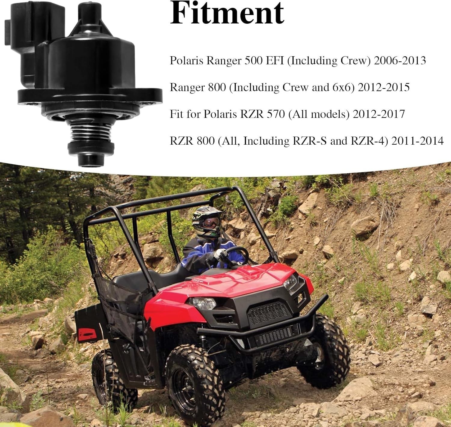Stable Performance Idle Air Control Valve – Fits Polaris Ranger, RZR, Sportsman