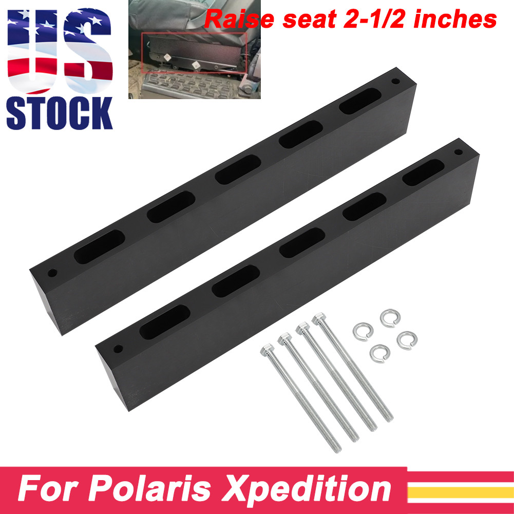 For Polaris Xpedition Raise Your Seat 2-1/2 Inches 1 Pair Steel Seat Riser Kit