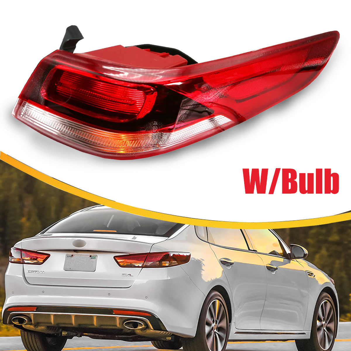 For 2016-18 2019 2020 Kia Optima Rear Passenger Side Tail Light Lamp 92402D5000