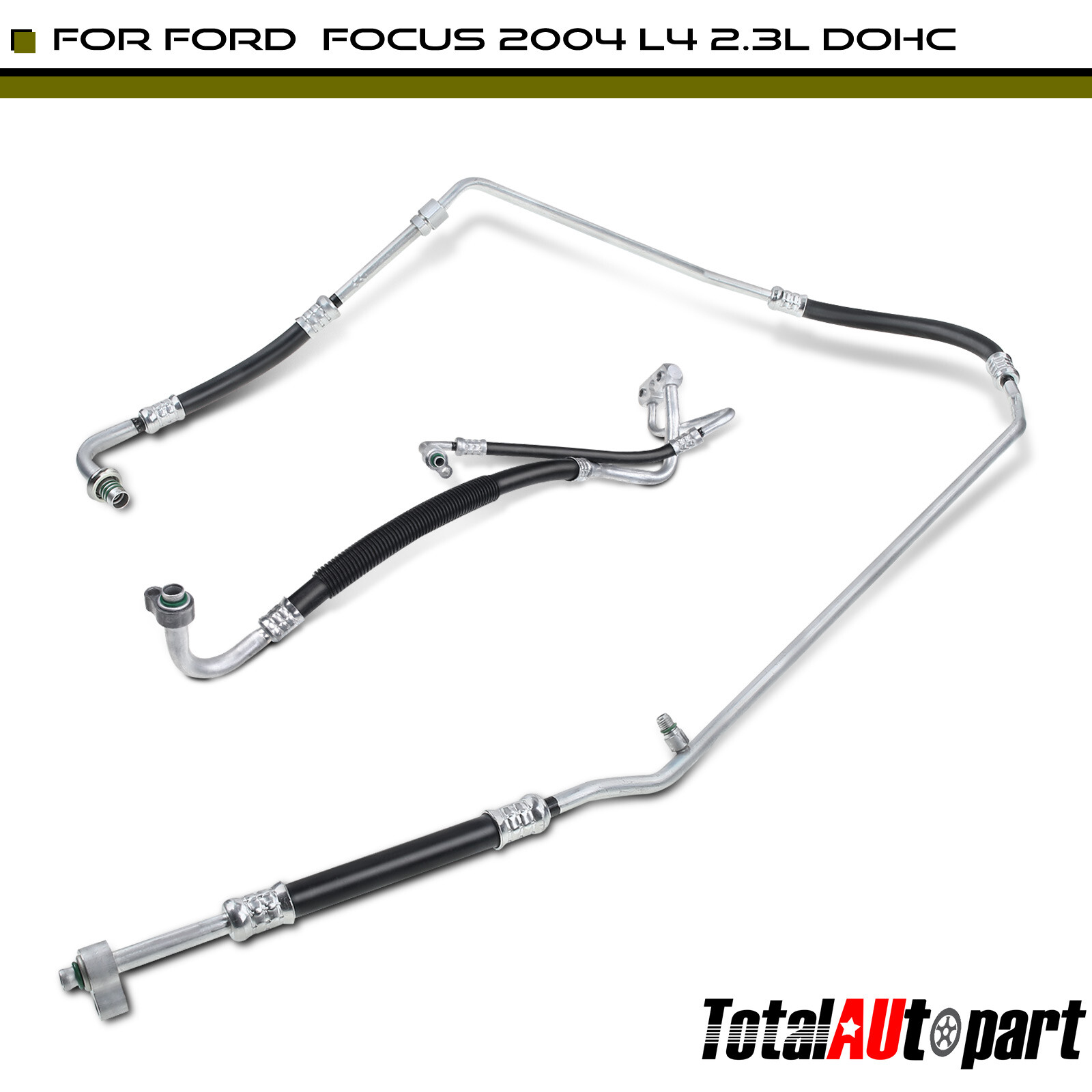 New A/C Suction & Discharge & Liquid Line Hoes Assembly for Ford Focus 2004 2.3L