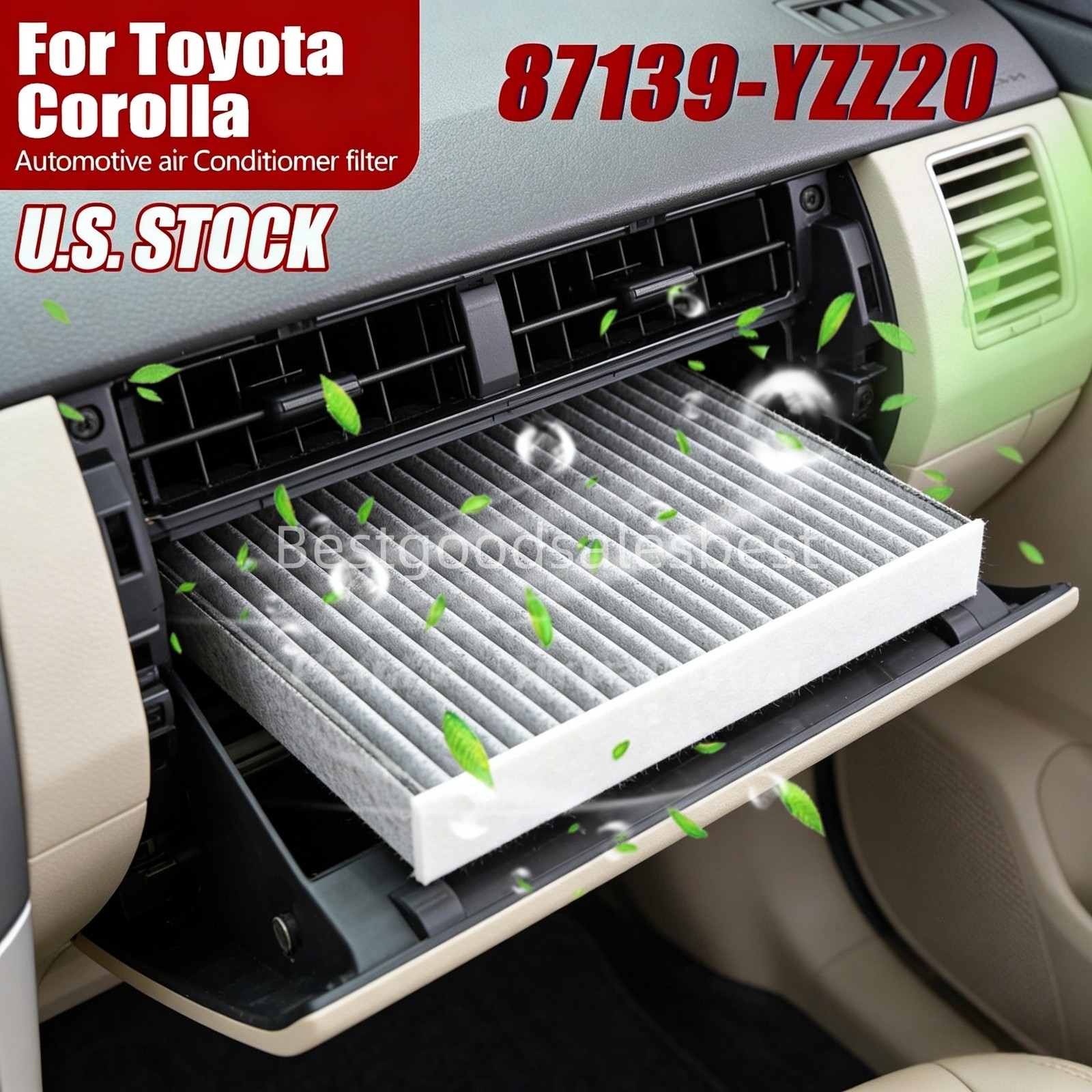 Activated Carbon Air Filter 87139-YZZ20 87139-YZZ08 For Toyota A/C Cabin NEW