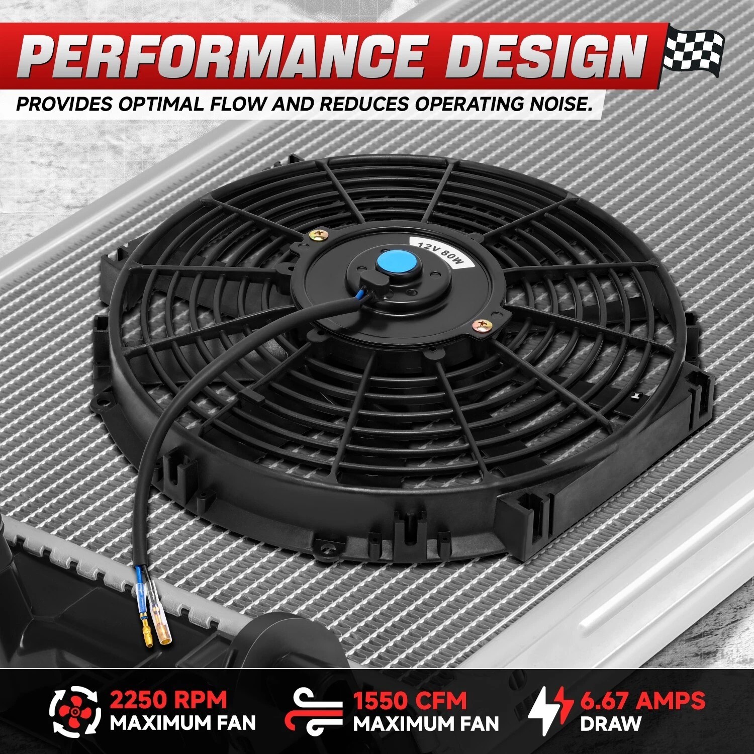 4 Rows Aluminum Radiator&Fan For Chevelle GTO Cutlass Lemans 1968-1972 7.4L #161