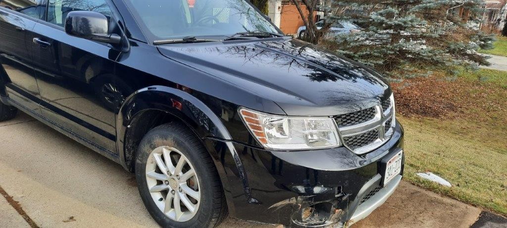 Used Right Door Mirror fits: 2015 Dodge Journey Power manual folding heated pain