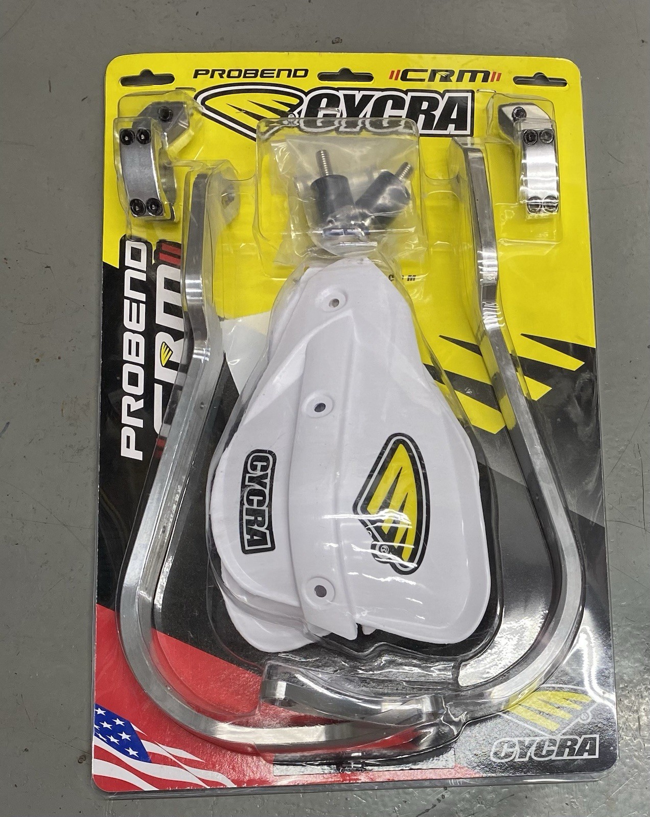 Cycra Probend Racer CRM Handguards White for Off-Road Motorcycle Handlebars NEW!