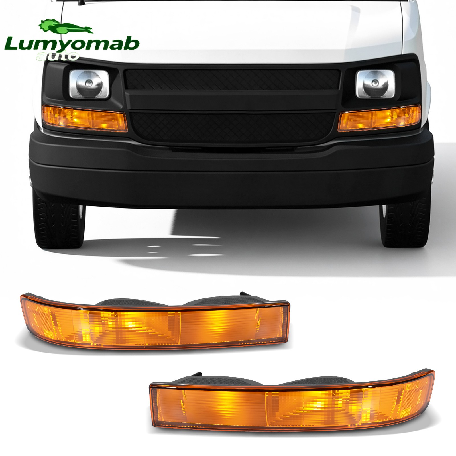 Parking Corner Turn Signal Lights Lamps For Chevy Express GMC Savana 2003-2025