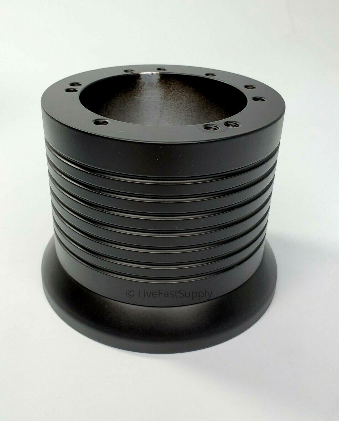 Black 5/6 Hole Steering Wheel Hub Adapter for 1995-2001 Chevy/GMC Trucks