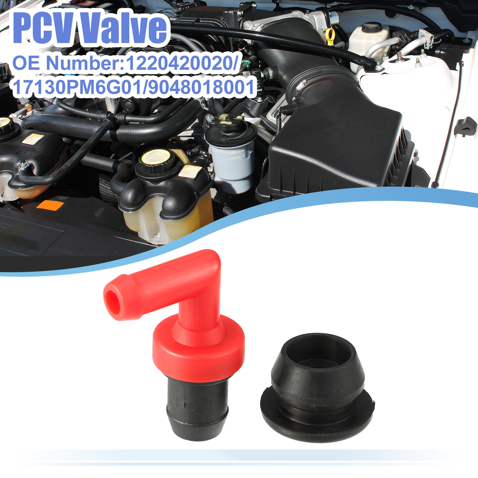 PCV Valve Grommet Kit Fit for Lexus RX300 1999-2001 No.1220420020/17130PM6G01