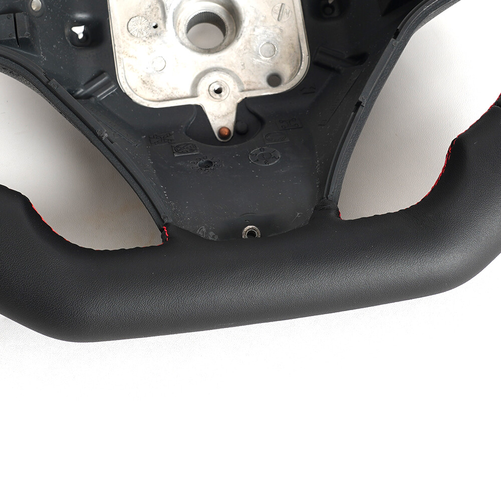Full Leather Steering Wheel For BMW E90 E92 E93 M3 328i 335i with Paddles Cutout