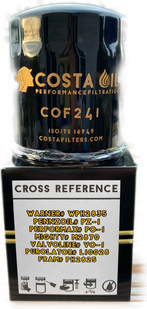 Costa Oil Filters COF-21005| COF241BP – 10 Pack