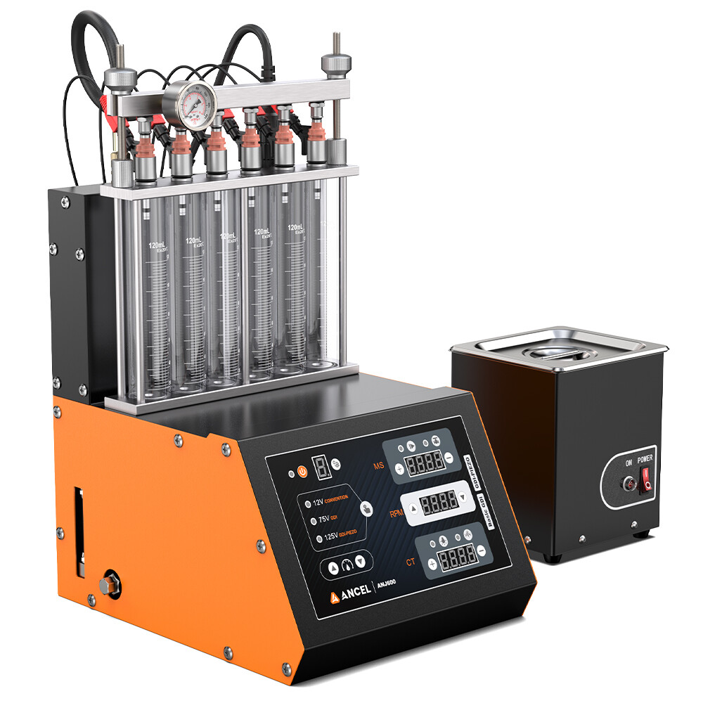 Automotive Ultrasonic Fuel Injector Cleaner Tester Cleaning Machine GDI Piezo