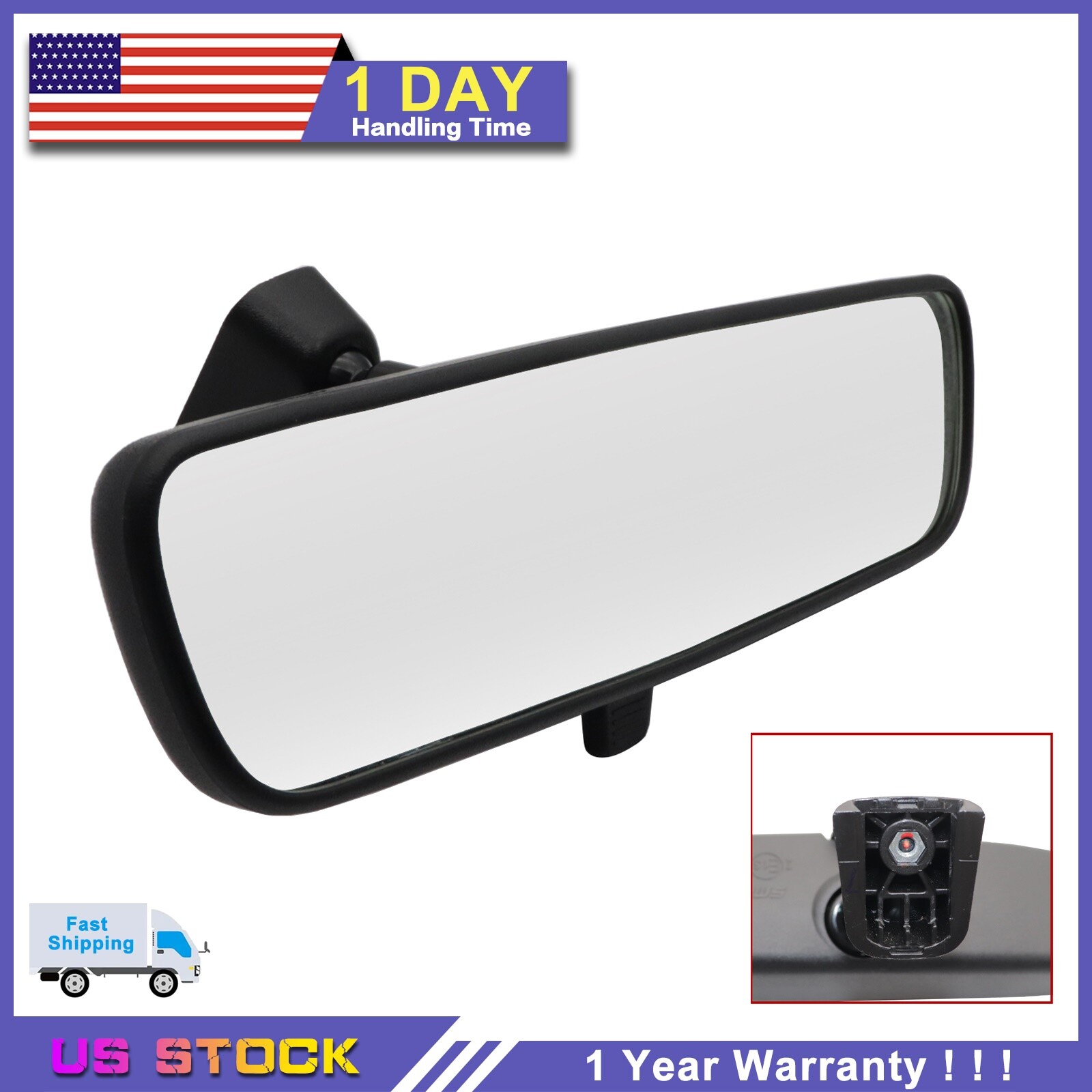 For Hyundai Kia 11 12-22 Inside Rearview Center Mirror 851013X100 85101-3X100 US