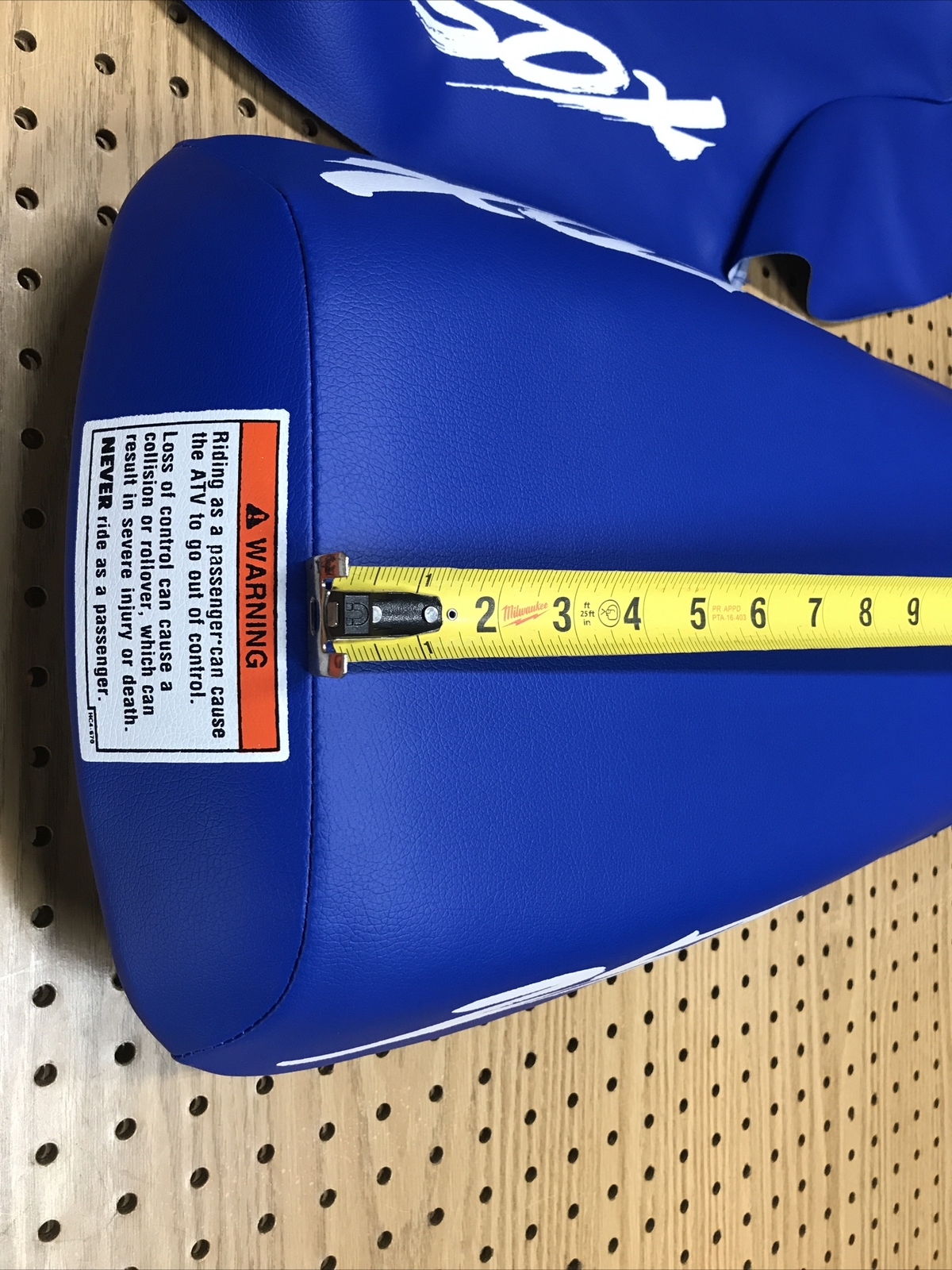 HONDA TRX250X SEAT COVER 1991 & 1992 MODEL (BLUE) (H*-412)