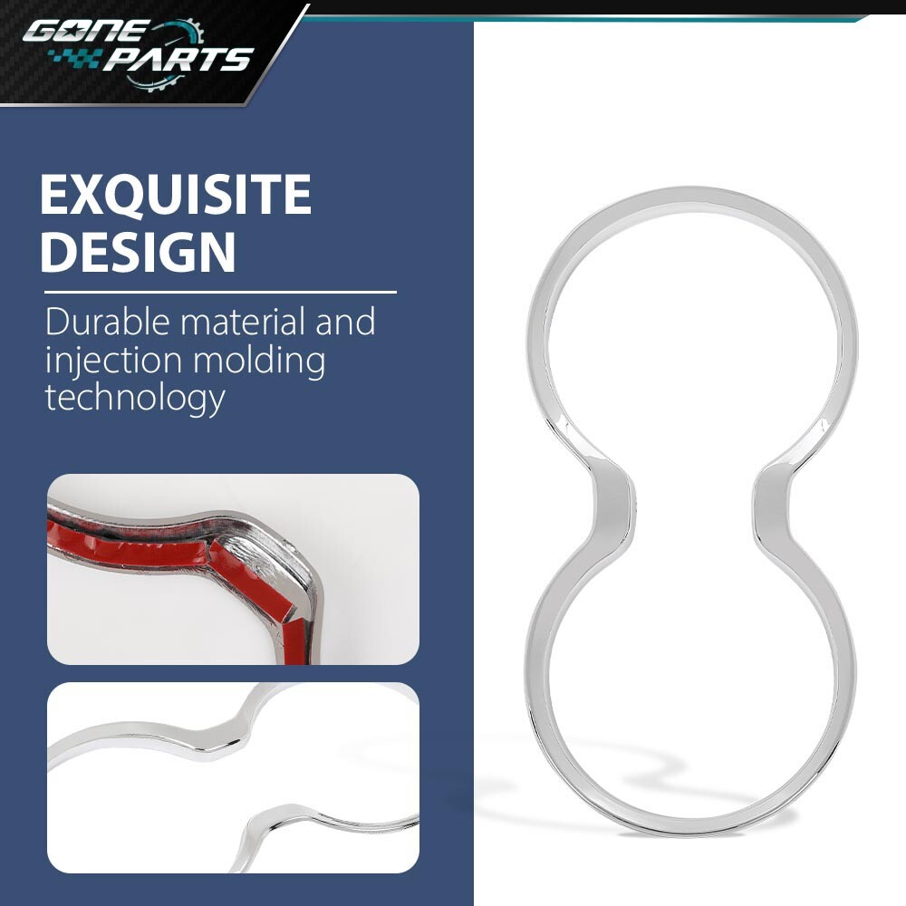 Center Console Cup Holder Bezel Trim Fit For 11-21 Jeep Grand Cherokee