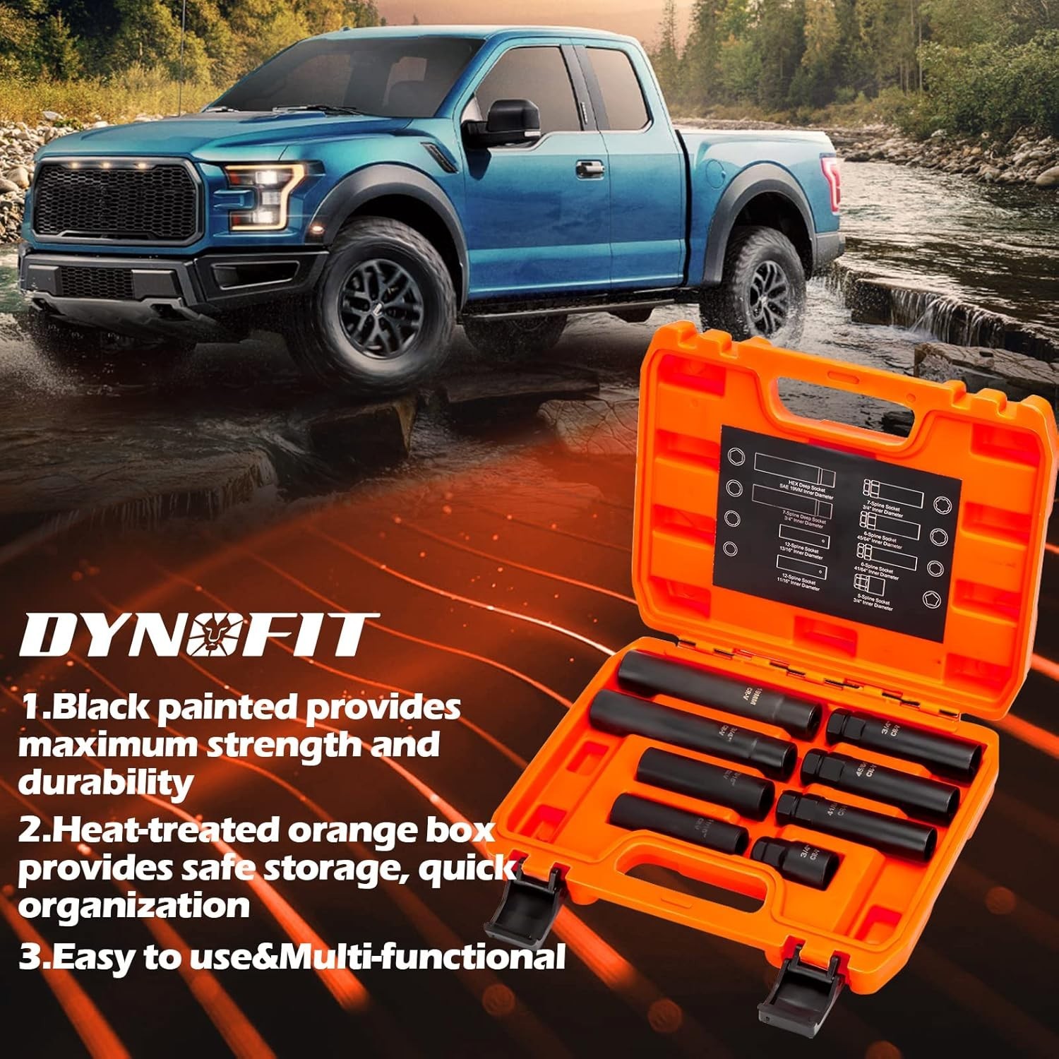 Professional Wheel Lock Removal Tool – 8 Piece Set