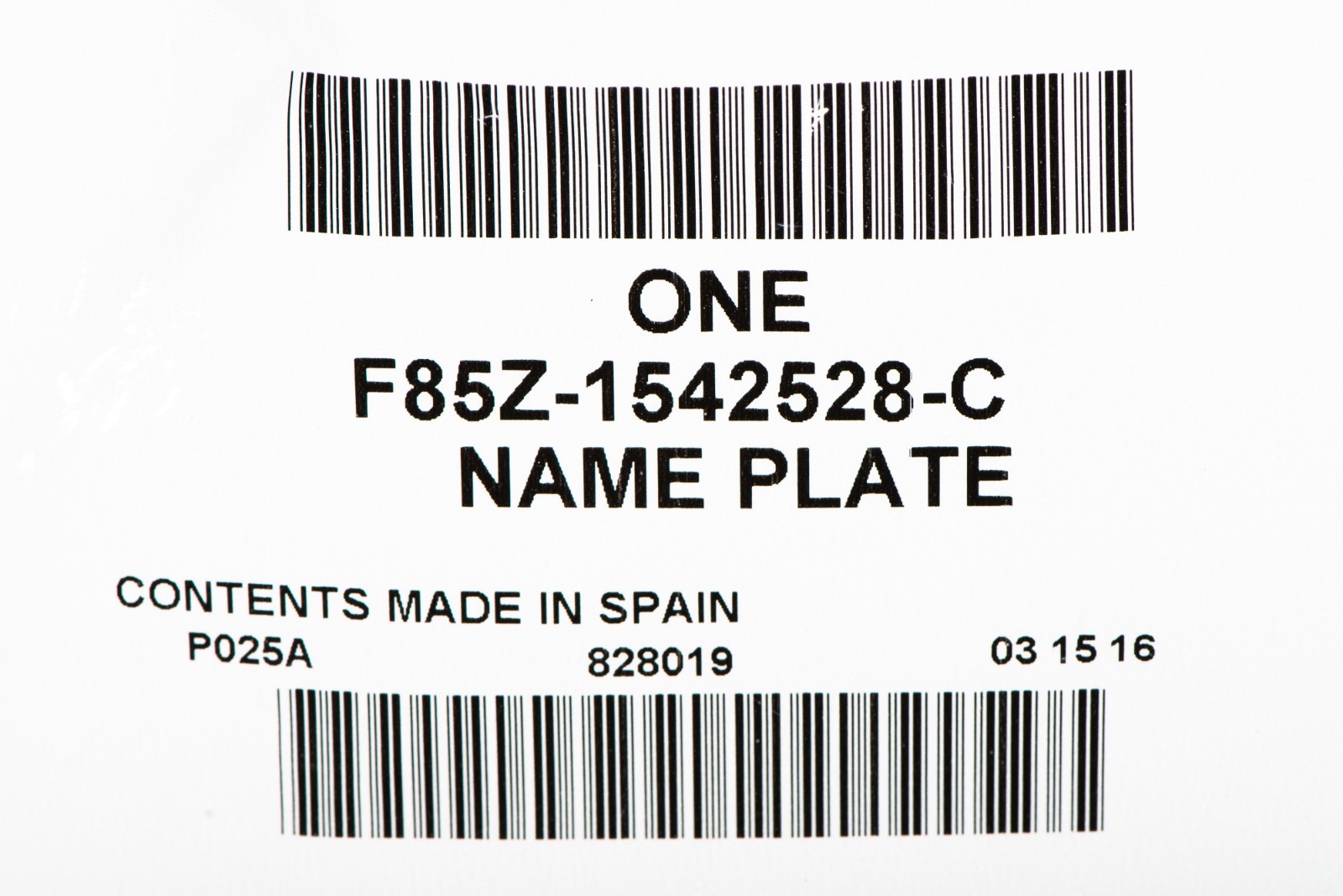 1999-2004 Ford F250 F350 F450 F550 Super Duty Rear Blue Tailgate Emblem OEM NEW