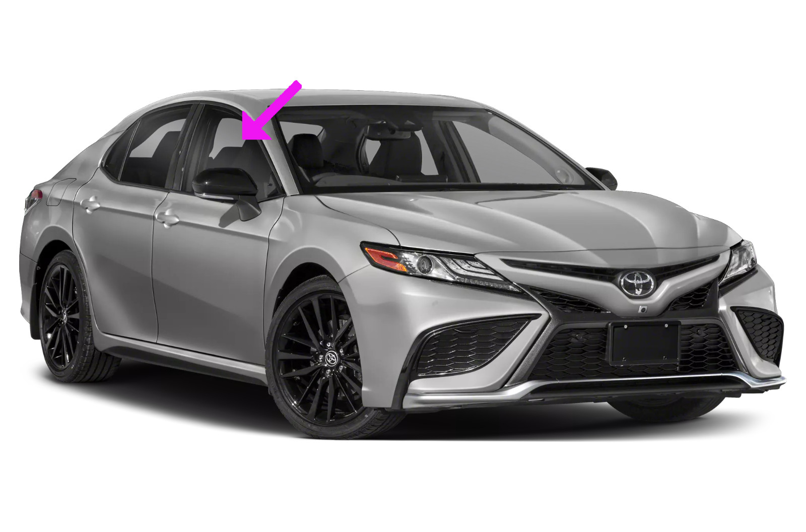 For 2018-2024 Toyota Camry Passenger Right Side Front Door Window Glass US Built