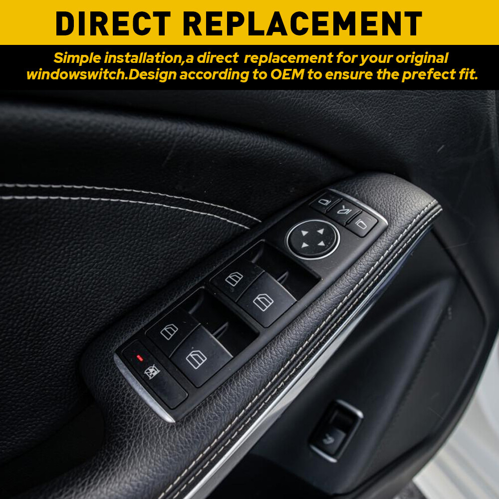 Power Window Master Switch 1669054400 Black Fits For Benz W166 X156 GL450 ML350