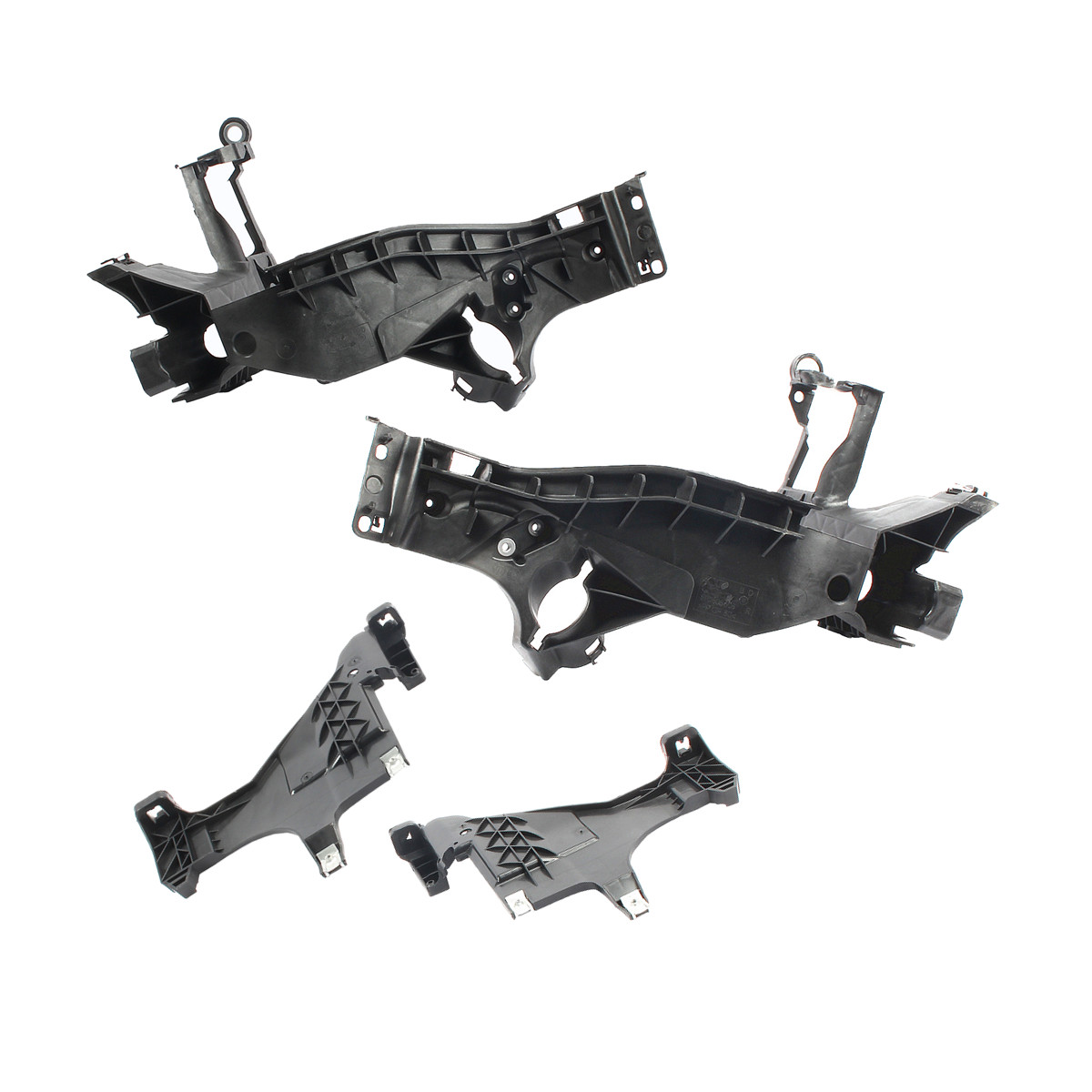 Main Beam Headlamp Mount Bracket Support & Retainer Plate Set For AUDI A5 13-16