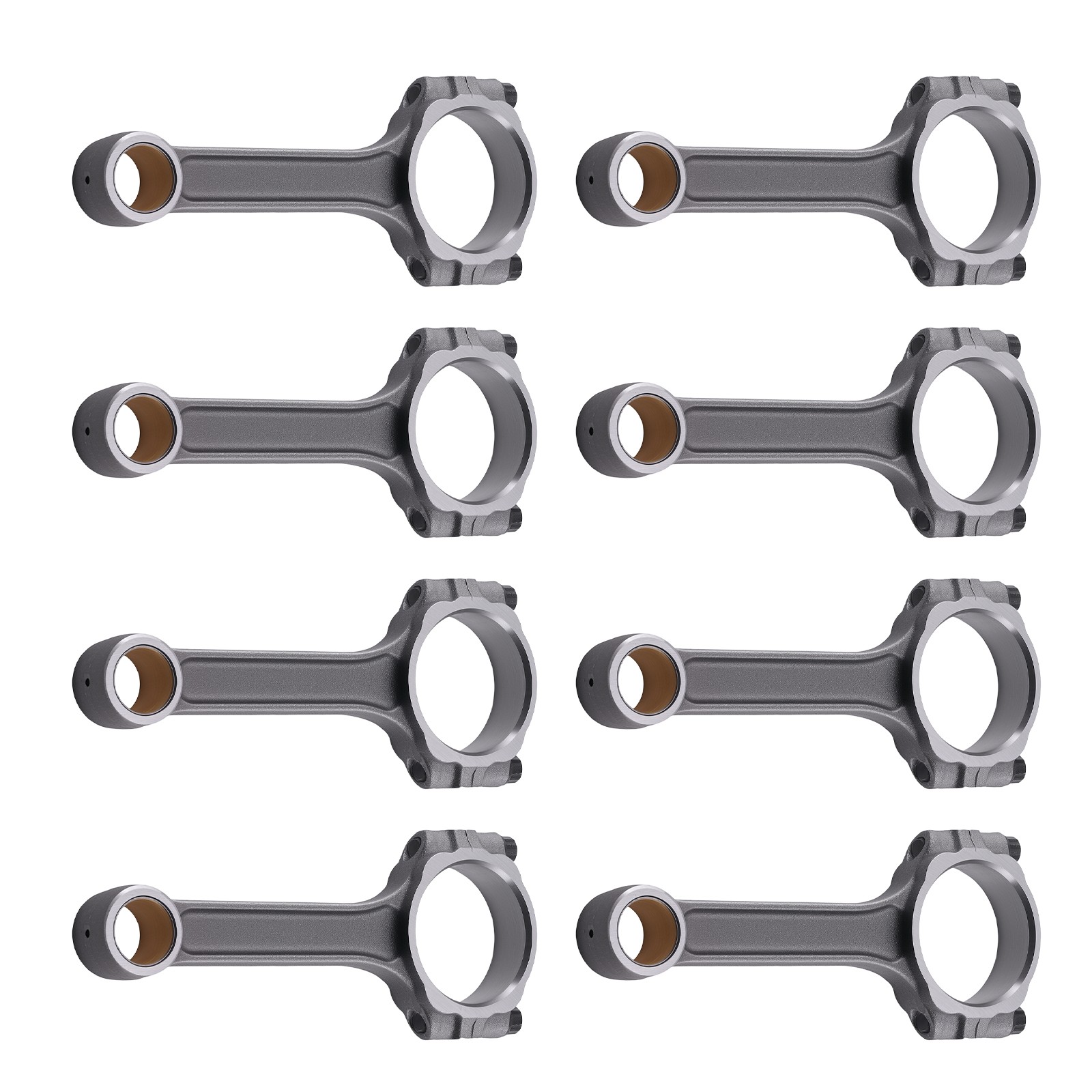 5140 I-Beam 6.000″ 2.100″ .927″ OEM Replacement Rods For Chevy SBC 350