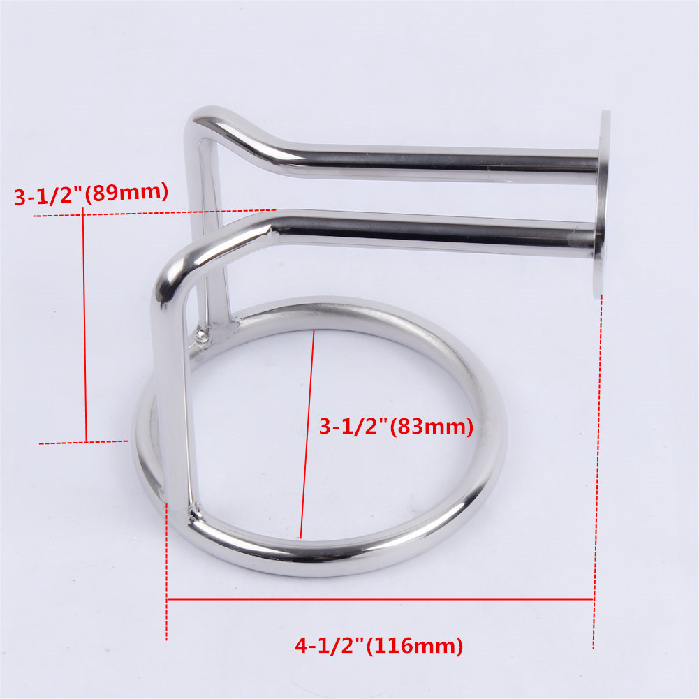 Stainless Steel Ring Cup Drink Holder Polished for Boat Marine Yacht Truck RV