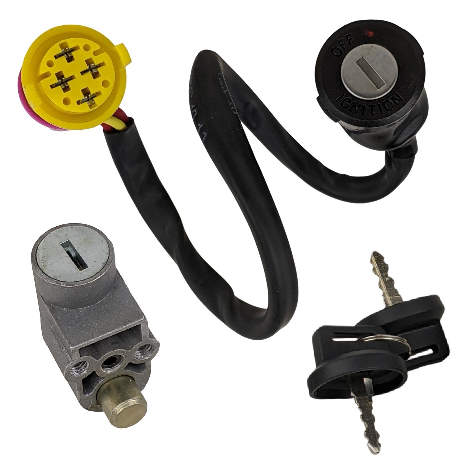 Redcap Key Ignition Switch Set 4 – Harness Connector Plug for Jaguar 400b ATVs