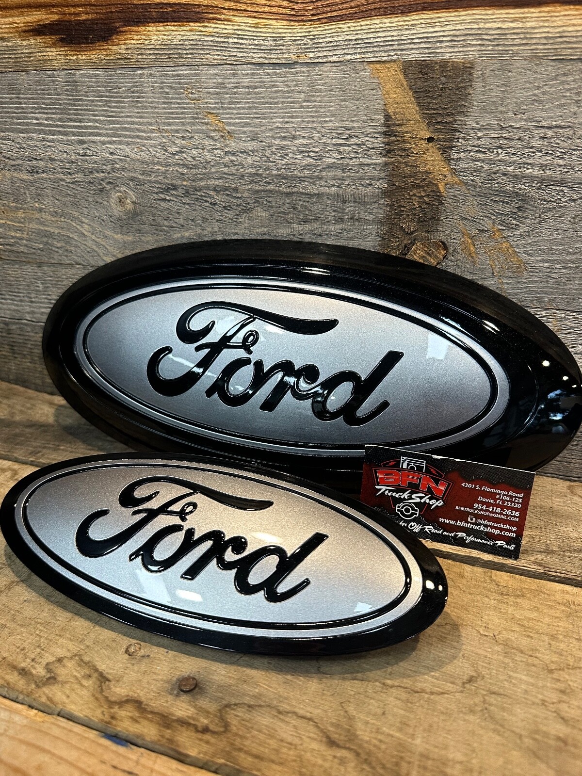 2023+ F250 F350 F450 Superduty Custom Painted Ford Front & Rear Emblem Oval Set