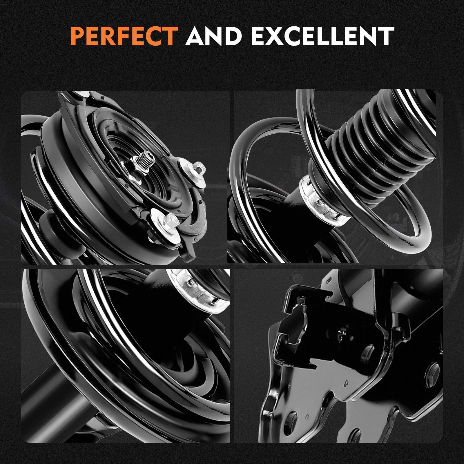 2PCS Front Quick Complete Struts & Coil Spring Assembly For 2011-17 Nissan Quest