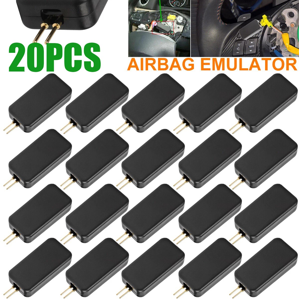 20PCS Car SRS Simulator Emulator Resistor Bypass Fault Finding Diagnostic Tester