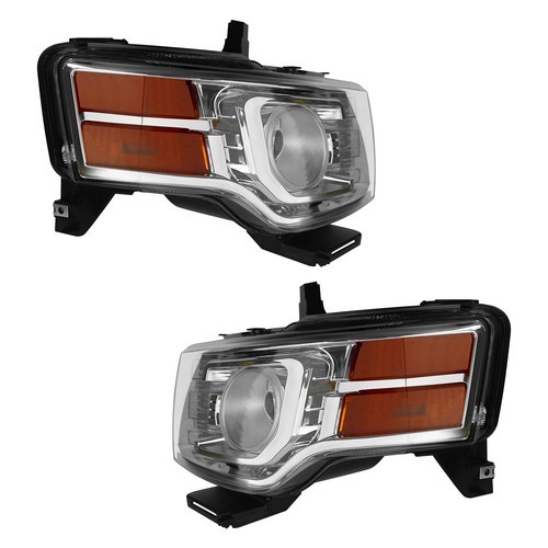 HID Headlight Front Left & Right Side For 2009-2012 Ford Flex Limited/Titanium