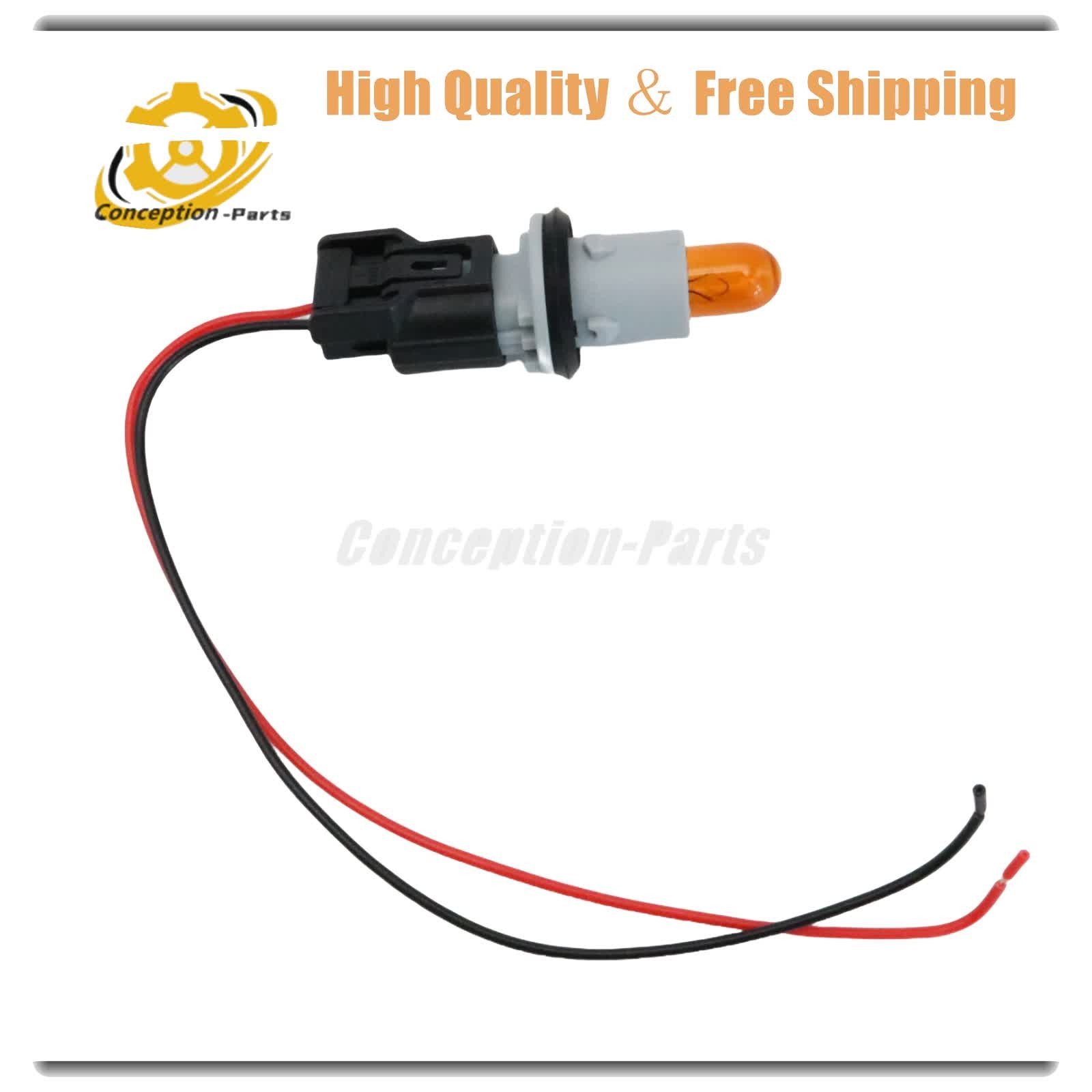 For Honda & Acura 33304S5A003 Side Marker Corner Light Socket & Bulb & Connector
