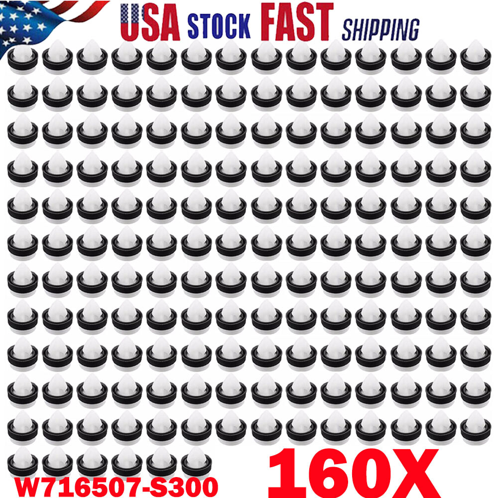 160Pcs Side Body Panel Molding Clip W/ Seal For Ford Transit Cargo&Passenger Van