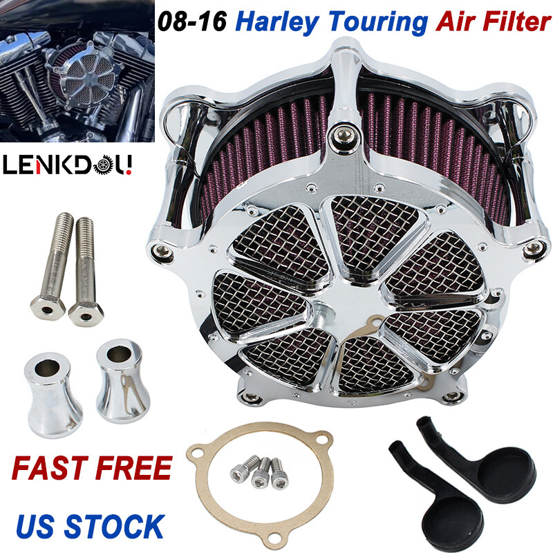 Air Cleaner Intake Filter Element Replace For Harley Fatboy Electra Glide Dyna