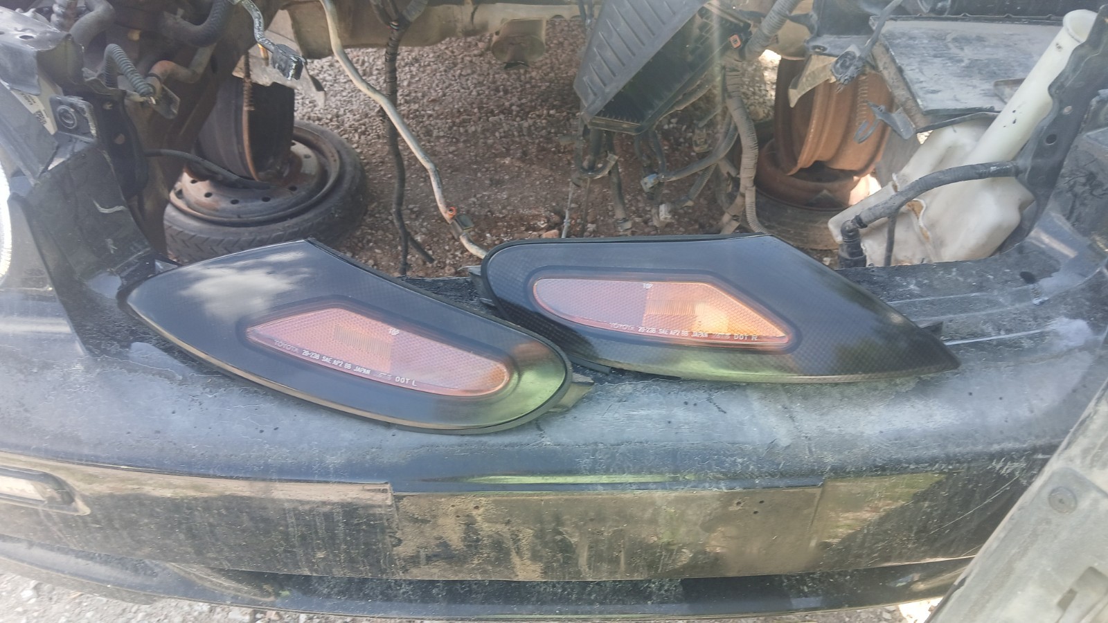 90-93 Toyota Celica Upper Corner Turn Signal Lights LH & RH Both OEM NICE!